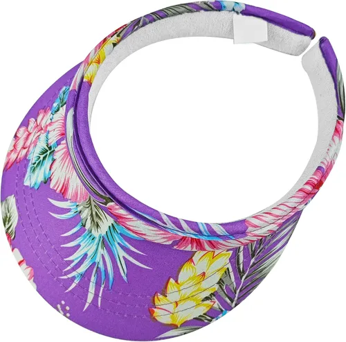 Vista 17 de Sombreros con visera para el sol, para mujer, ala ancha, ajustable, con Negro