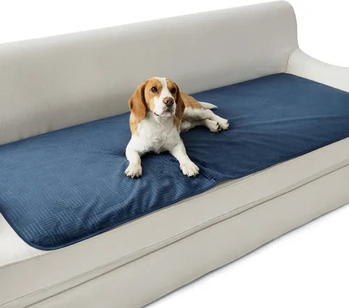 Vista 23 de Bedsure Funda de cama impermeable lavable para perros, manta impermeable para sofá y cama individual, protector ligero de muebles para mascotas