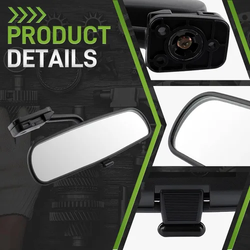 Vista 2 de 76430-S01-A01ZA Espejo retrovisor interior compatible con Honda Civic 1.6L 1996 1997 1998 1999 2000 76430S01A01ZA