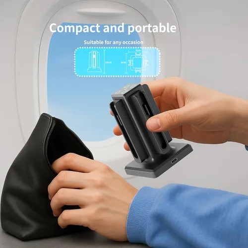 Vista 6 de HEYSTOP Base de carga compatible con Nintendo Switch 2 Joy-Con, estación de acoplamiento de cargador magnético Joycon de 4 puertos, indicador LED