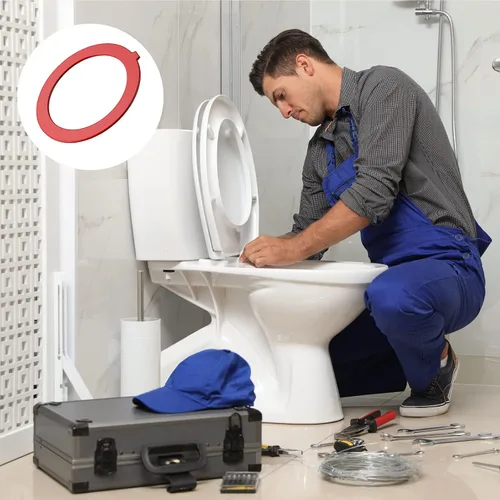 Vista 7 de Sello de válvula de descarga para Kohler, kit de válvula de descarga de recipiente mejorado de 2 piezas de material de silicona, piezas de reemplazo