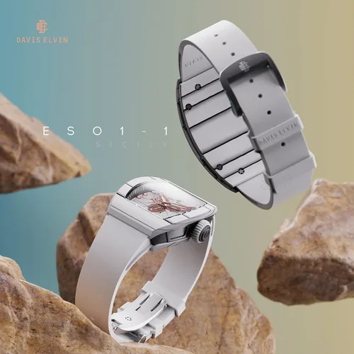 Vista 5 de DAVIS ELVIN - Elegante reloj de mariposa Daviselvinwatch para mujer estilo barril de vino con movimiento de cuarzo impermeable para mujer combina