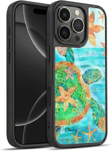 Vista 73 de Head Case Designs Officially Licensed Paul Brent Agate Mermaid Coastal Gel Armor Case [Military Grade Drop Protection] Compatible with Apple iPhone