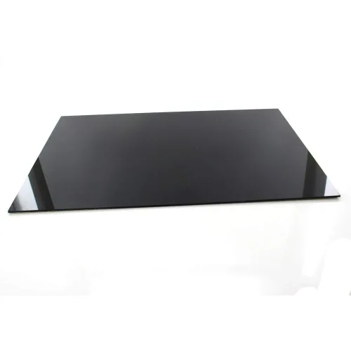 Vista 8 de Fielect lámina de plexiglás acrílico, plástico, panel rectangular, para carteles y manualidades, A5 2 mm, color negro.