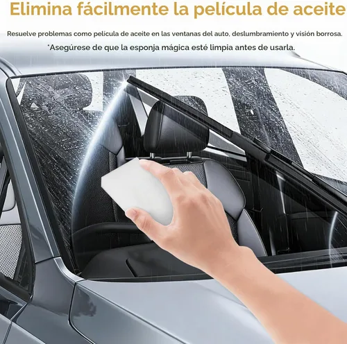 Vista 6 de Trendbox Paquete de 50 esponjas de melamina mágicas de limpieza en espuma de melamina a granel para platos, esponjas borradoras para limpieza