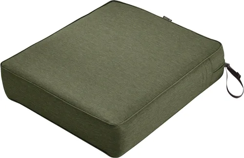 Vista 25 de Classic Accessories Ravenna - Cojín de asiento de patio resistente al agua de 21 x 19 x 5 pulgadas, verde azulado, cojín de sofá de dos plazas