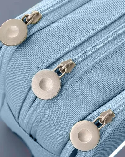 Vista 3 de Bolsa de Gran Capacidad Multifuncional con Compartimentos para Artes y Manualidades Azul LCC140-04