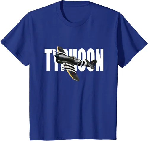 Vista 38 de RAF Hawker Typhoon WW2 Fighter Aircraft T-Shirt