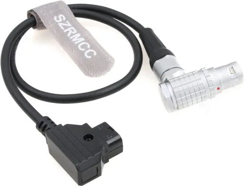 Vista 3 de SZRMCC D Tap a ángulo recto 2B 4 Pin Cable de alimentación hembra para cámara de cine RED Digtal V-Raptor XL 8K VV