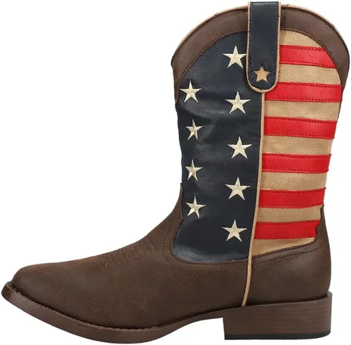 Vista 3 de Roper American Patriot Western Boot - 09-020-1902-0380 Br