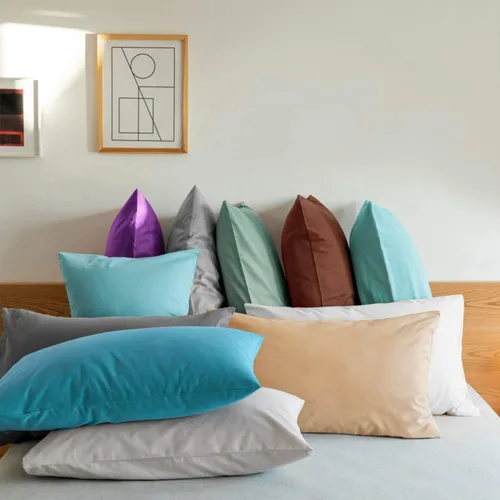 Vista 2 de FLXXIE Fundas de almohada de microfibra tamaño estándar, fundas de almohada suaves con cierre de sobre, fundas de almohada resistentes a arrugas