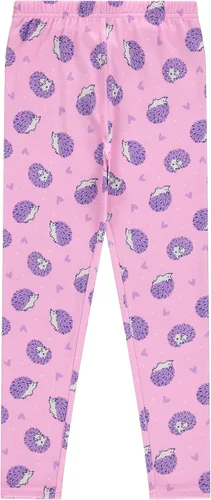 Vista 3 de BTween Pijama de 4 piezas para niñas, pijama de manga larga teñida con lazo para niñas
