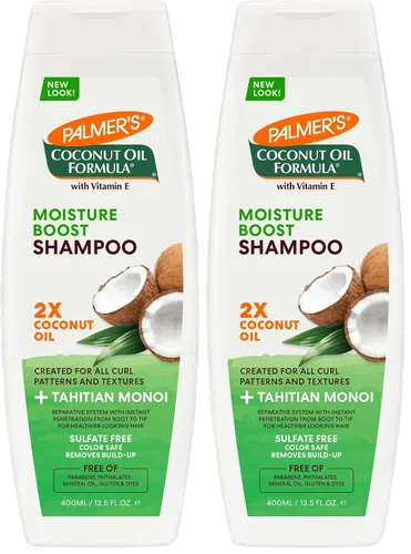 Vista 3 de Palmer's Champú acondicionador con fórmula de aceite de coco, 13.5 onzas líquidas
