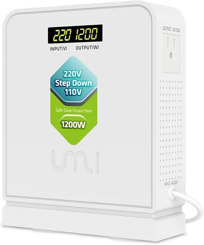 Vista 9 de UMI Transformador reductor 220V a 110V 300W US electrodomésticos uso