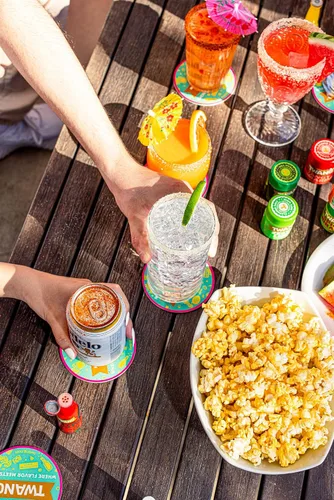 Vista 5 de Twang erz Snack Topping, Chile Lime, coctelera de 1.15 onzas (paquete de 20)