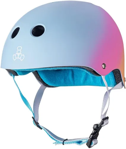 Vista 2 de Triple Eight Certified Sweatsaver Helmet for Skateboarding, BMX, Roller Derby, Roller Skating, Inline Skating, Scooter and Bike