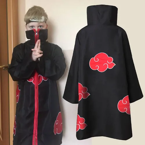 Vista 3 de Juego de 8 capas de anime para cosplay mercancía y regalos con licencia oficial disfraz de fiesta de Halloween para niños y adultos