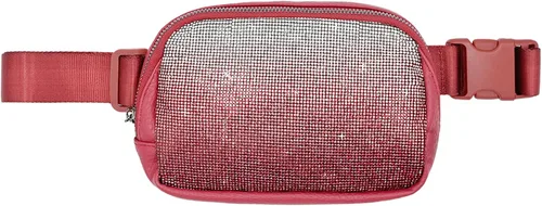 Vista 31 de C.C Bolsa de cintura para mujeres – Riñonera acolchada cruzada para el cuerpo con correa ajustable, idea de regalo de moda, Ajuste regular