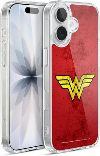 Vista 48 de Head Case Designs Funda de gel suave con licencia oficial de Wonder Woman DC Comics Classic Logos compatible con Apple iPhone 7 Plus/iPhone 8 Plus