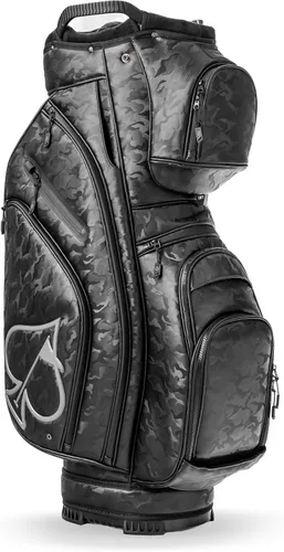 Vista 10 de Pins & Aces Cart Bag - Full Length Dividers, Single Strap - Velvet Lined Fresno plano