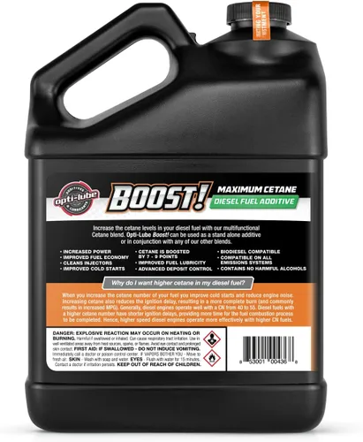 Vista 4 de Opti-Lube Aditivo de combustible diesel de fórmula máxima de cetano: galones (1 galón (2560 galones))