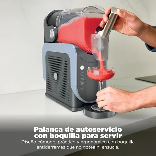 Vista 6 de Ninja SLUSHi FS301LAA FS301LAA - Máquina para hacer bebidas congeladas y granitos con tecnología RapidChill, 2.6 L (88 oz), 5 programas automáticos