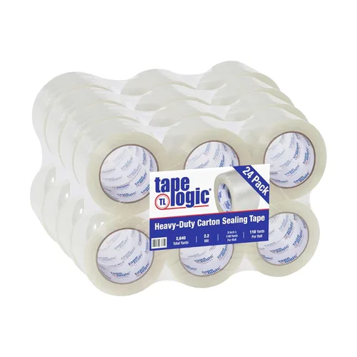 Vista 5 de Tape Logic Cinta de embalaje acrílica de 3 pulgadas x 110 yardas, 2.6 mil de grosor, paquete de 6 rollos, para embalaje, envío, mudanza, hogar
