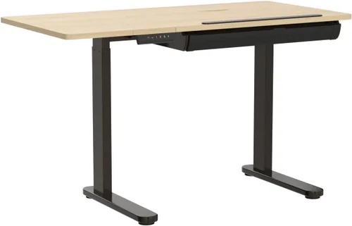 Vista 5 de FLEXISPOT Mesa de dibujo eléctrica de altura ajustable de 47.2 x 23.6 pulgadas, escritorio de dibujo de pie con parte superior extensible, estación