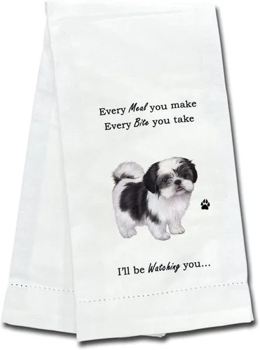 Vista 17 de E&S Imports Toalla de cocina de perro ganadero australiano Toalla de perro de ganado australiano