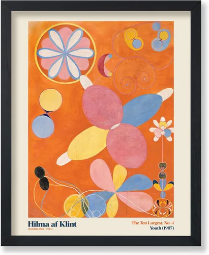 Vista 36 de Poster Master Póster de ilustración vintage, impresión retro moderna, los diez más grandes n.º 1, infancia, flor, abstracto, regalo para artista