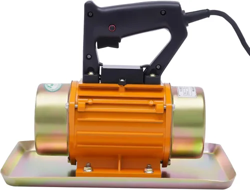 Vista 6 de Motor de vibrador de hormigón eléctrico 250W, vibrador de hormigón de movimiento de mesa portátil, máquina vibradora de cemento portátil, paleta