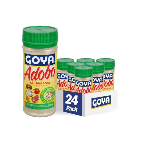 Vista 3 de Goya Adobo - Condimento multiusos con pimienta, 7.5 libras (paquete de 4)