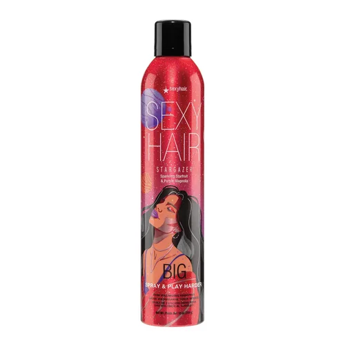 Vista 8 de SexyHair - Laca voluminizadora para el cabello Big Spray & Play Harder Firm, sujeción y brillo todo el día, con resistencia a la humedad hasta 72