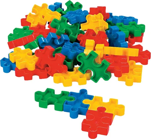 Vista 2 de Fun Express Juego de bloques en forma de rompecabezas (50 piezas) - 50 piezas - Actividades educativas y de aprendizaje para niños VBS 2026