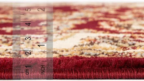 Vista 4 de Unique Loom Voyage Collection - Alfombra de área Reddington (2' x 3' 1" Rectángulo Rojo/Crema)