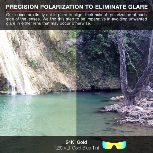 Vista 4 de Dynamix - Lentes polarizadas de repuesto para gafas de sol Oakley M2 múltiples opciones