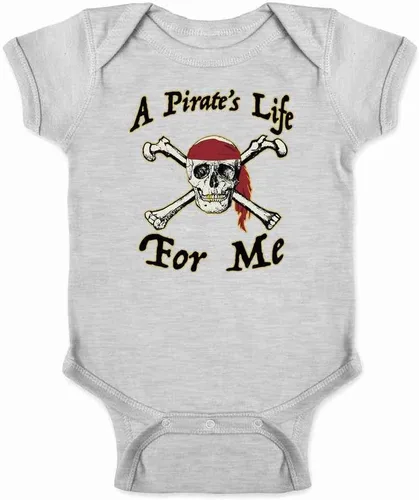 Vista 9 de Pop Threads Nautical Skull and Crossbones Bandana T-Shirt Baby Bodysuit Infantil Negro