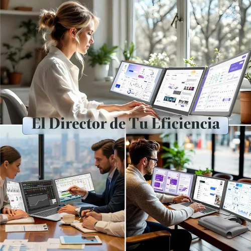Vista 6 de Teamgee Extensor de pantalla portátil FHD IPS Monitor portátil 15.6