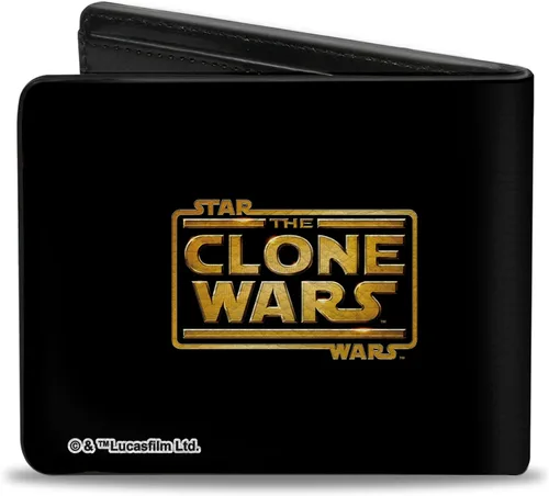 Vista 2 de Buckle-Down Billetera plegable para hombre Star Wars Clone Captain Cody, 4.0" x 3.5", Capitán Clon de Star Wars Cody, Buckle-down Billetera plegable