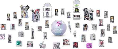 Vista 3 de Mini Brands Disney 100 Cápsula de Platino de Edición Limitada de ZURU con Miniaturas de Platino, Celebra Disney 100