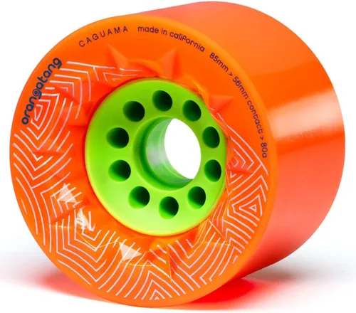 Vista 4 de Orangatang Caguama - Ruedas de 3.346 in para crucero, monopatines eléctricos de bricolaje (juego de 4)