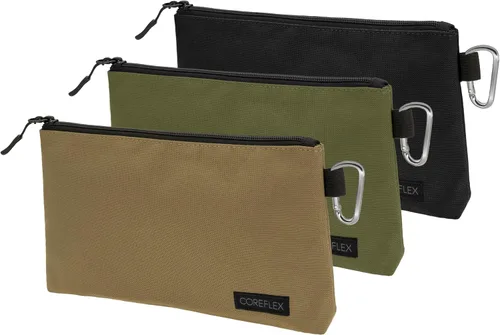 Vista 12 de COREFLEX Bolsa de herramientas premium con cremallera, bolsa de herramientas pequeña, bolsa de almacenamiento multiusos, bolsa de herramientas