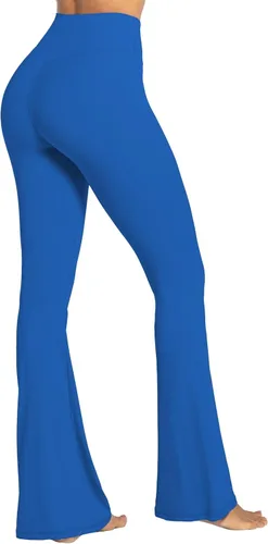 Vista 31 de Sunzel - Leggings acampanados para mujer, con control de abdomen, cintura cruzada y pierna ancha