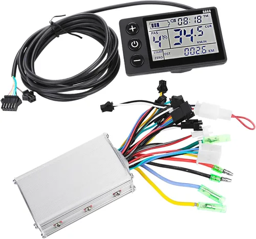 Vista 7 de Controlador de batería de 48 V 36 V 500 W 36 V 48 V LCD Panel de pantalla LCD scooters eléctricos Equipo Scooter Kit de controlador (2 # 36 V 48 V)