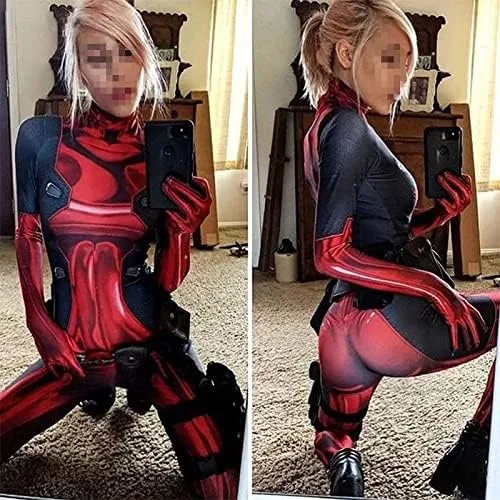 Vista 2 de Disfraz de cosplay unisex Zentai para adultos y mujeres