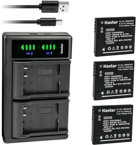 Vista 6 de Kastar LTD2 USB Battery Charger Replacement for Panasonic DMW-BCK7 DMW-BCK7E DMW-BCK7GK DMW-BCK7PP ACD-341, NCA-YN101F NCA-YN101G NCA-YN101H