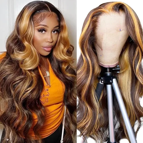 Vista 12 de 99J - Pelucas de encaje frontal de color burdeos con cabello humano 200 de densidad, peluca de encaje HD sin pegamento 13X4, pelucas de encaje 99J
