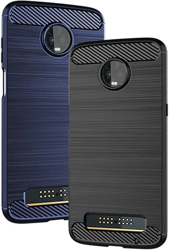 Vista 5 de Funda de teléfono para Motorola Moto Z3/Z3 Play con protector de pantalla de vidrio templado, accesorios para celda, delgada, resistente, cuerpo