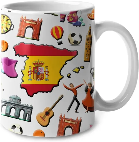 Vista 26 de Lotacy Taza de café con símbolos de Cuba con bandera de mapa, taza de cerámica de bandera cubana de 11 onzas, recuerdo de Cuba y regalos, idea