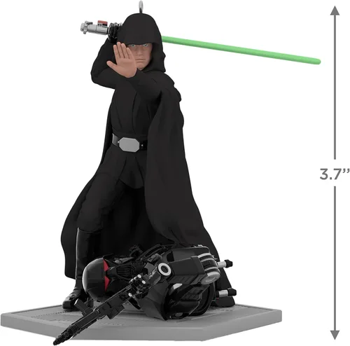Vista 5 de Hallmark Keepsake Adorno navideño de Star Wars (The Mandalorian, A Jedi Returns)